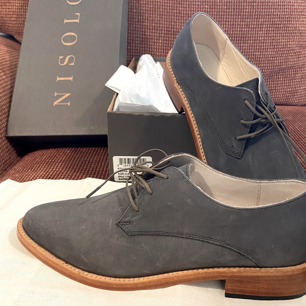 Nisolo Women’s James Suede Oxford - NEW!